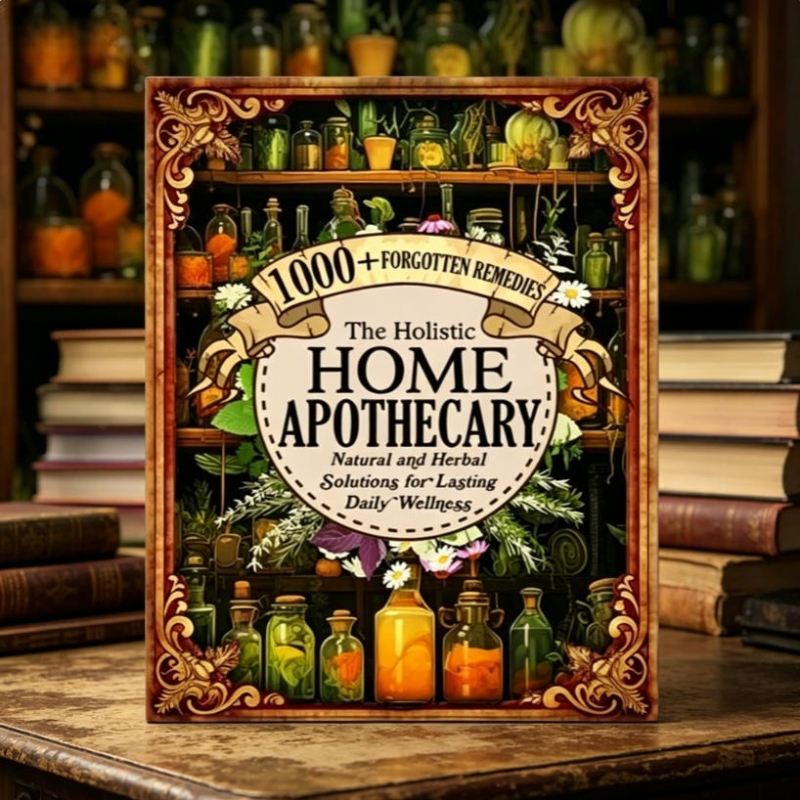 Herbal Wellness Book - 1000+ Forgotten Apothecary Recipes Remedies Book,