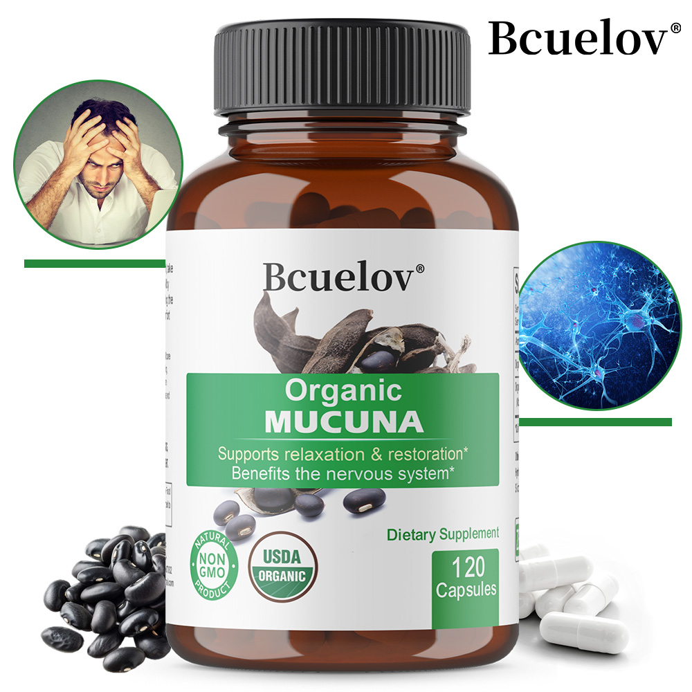 Organic Mucuna Capsules - Supp - Herbal Wellness Water recensie en prijs