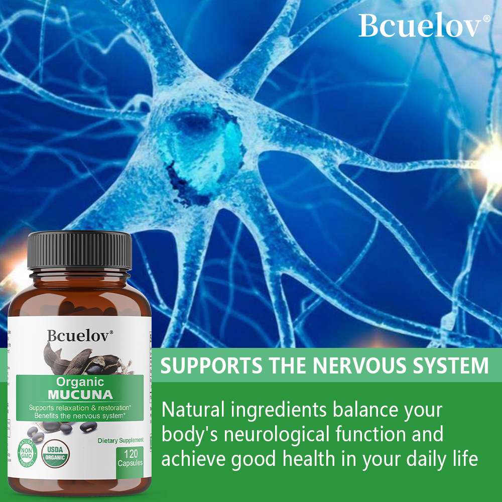 Organic Mucuna Capsules - Supp - Herbal Wellness Water recensie en prijs