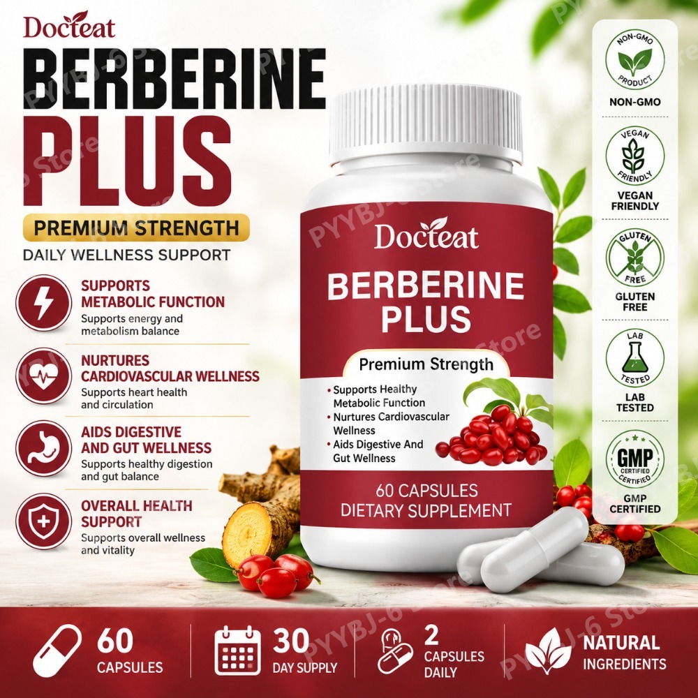 Berberine Plus Supplement 60Ca - Herbal Wellness recensie en prijs
