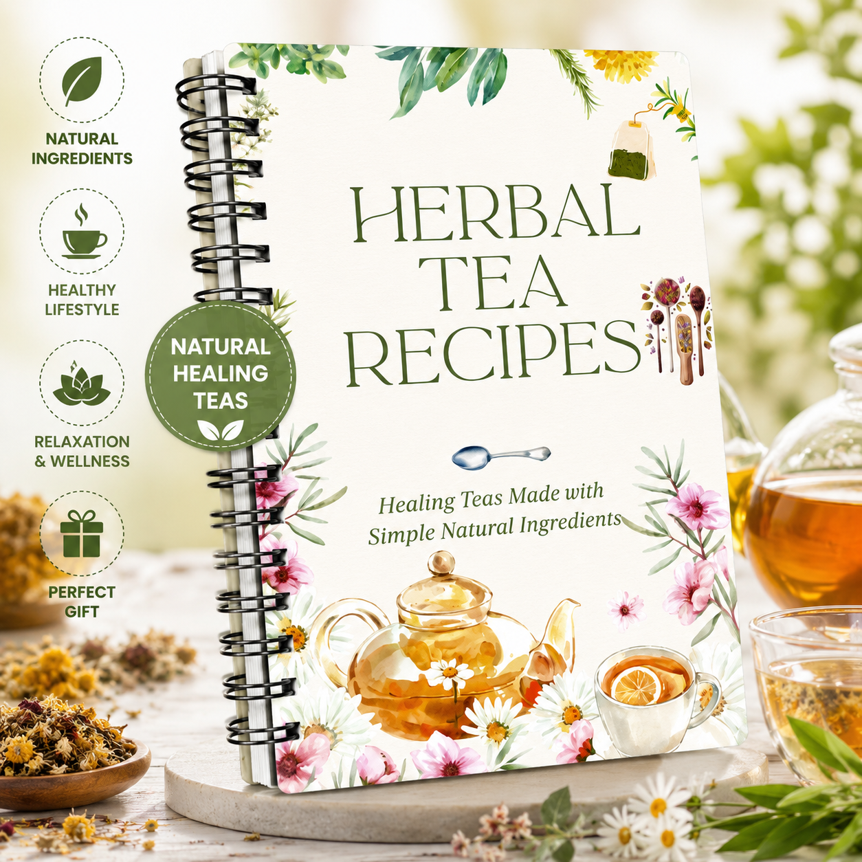 Herbal Tea Recipes Book – Natu - Herbal Wellness Book recensie en prijs