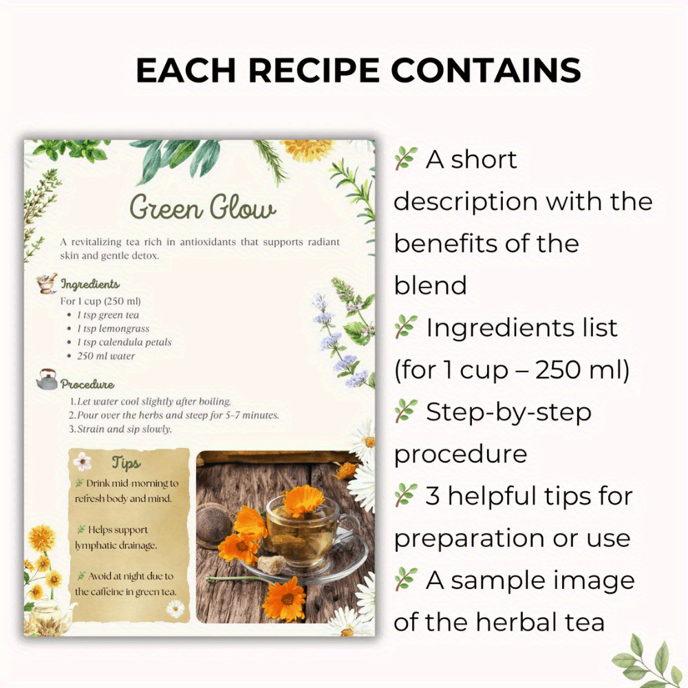 Herbal Tea Recipes Book – Natu - Herbal Wellness Book recensie en prijs