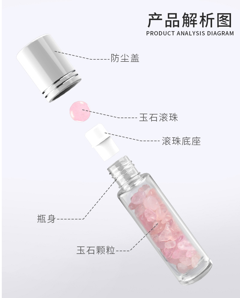 10ml Amethyst Crystal Jade Bal - Healing Wellness recensie en prijs