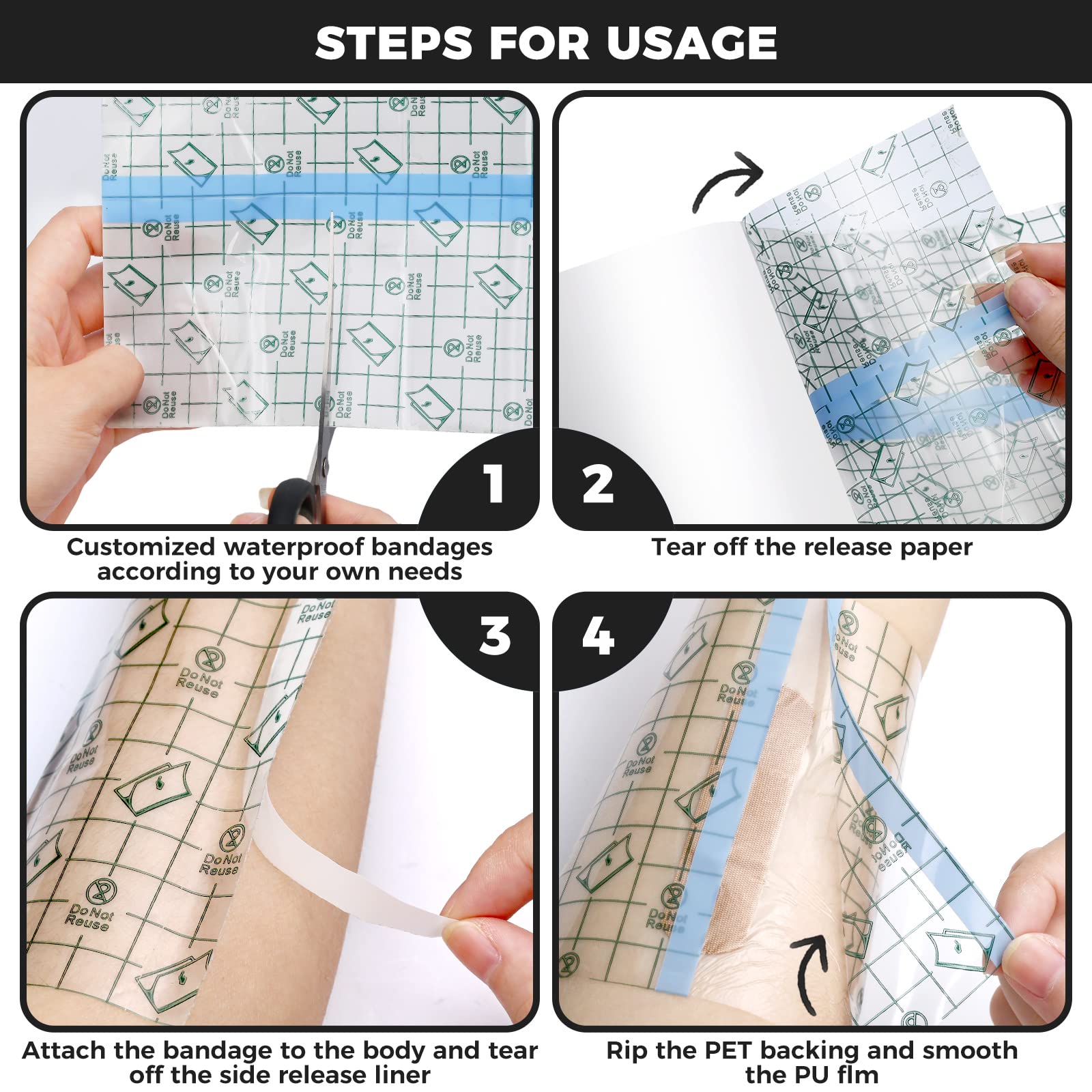 5m Waterproof Protective Tatto - Healing Wellness recensie en prijs