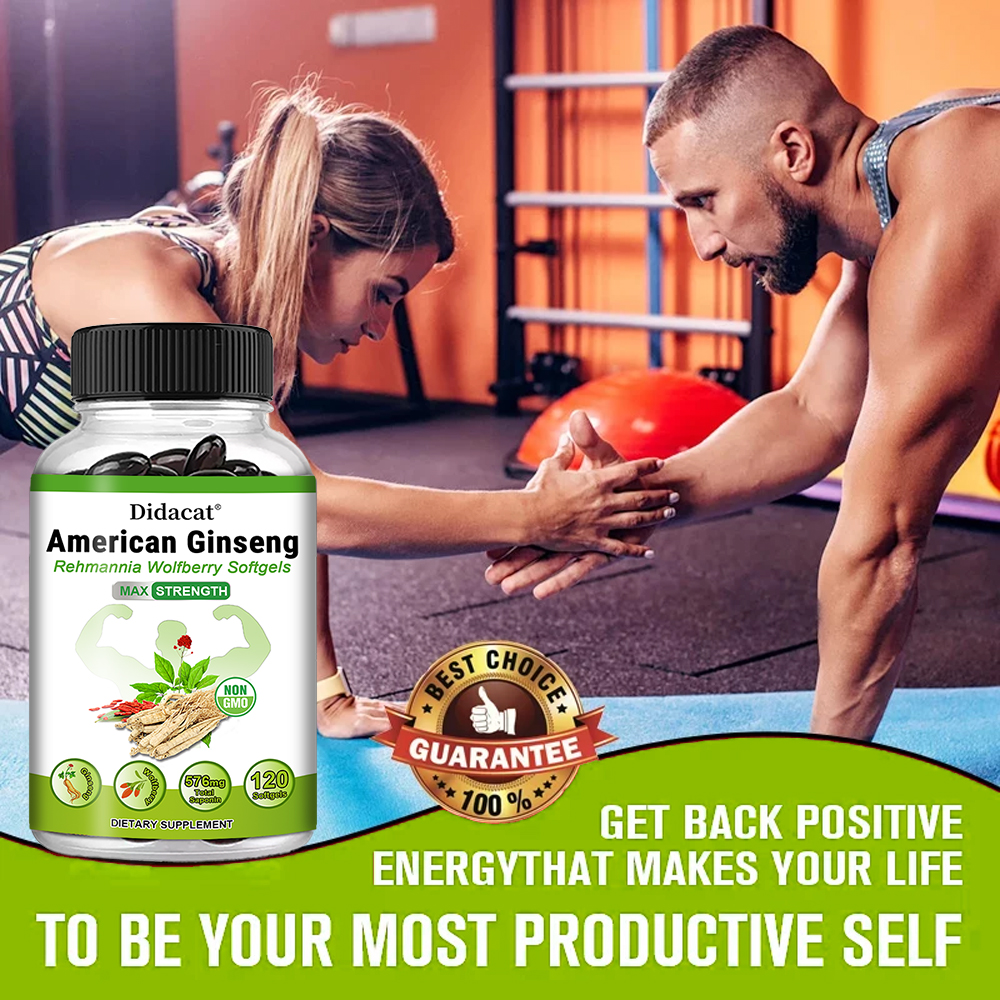 American Ginseng Capsules, Nat - Herbal Wellness Water recensie en prijs