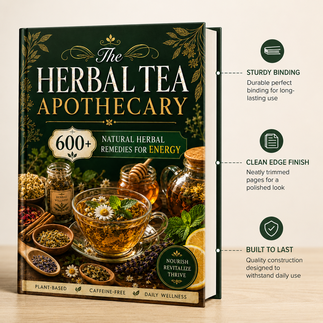 Herbal Tea Health Handbook A5  - Herbal Wellness recensie en prijs