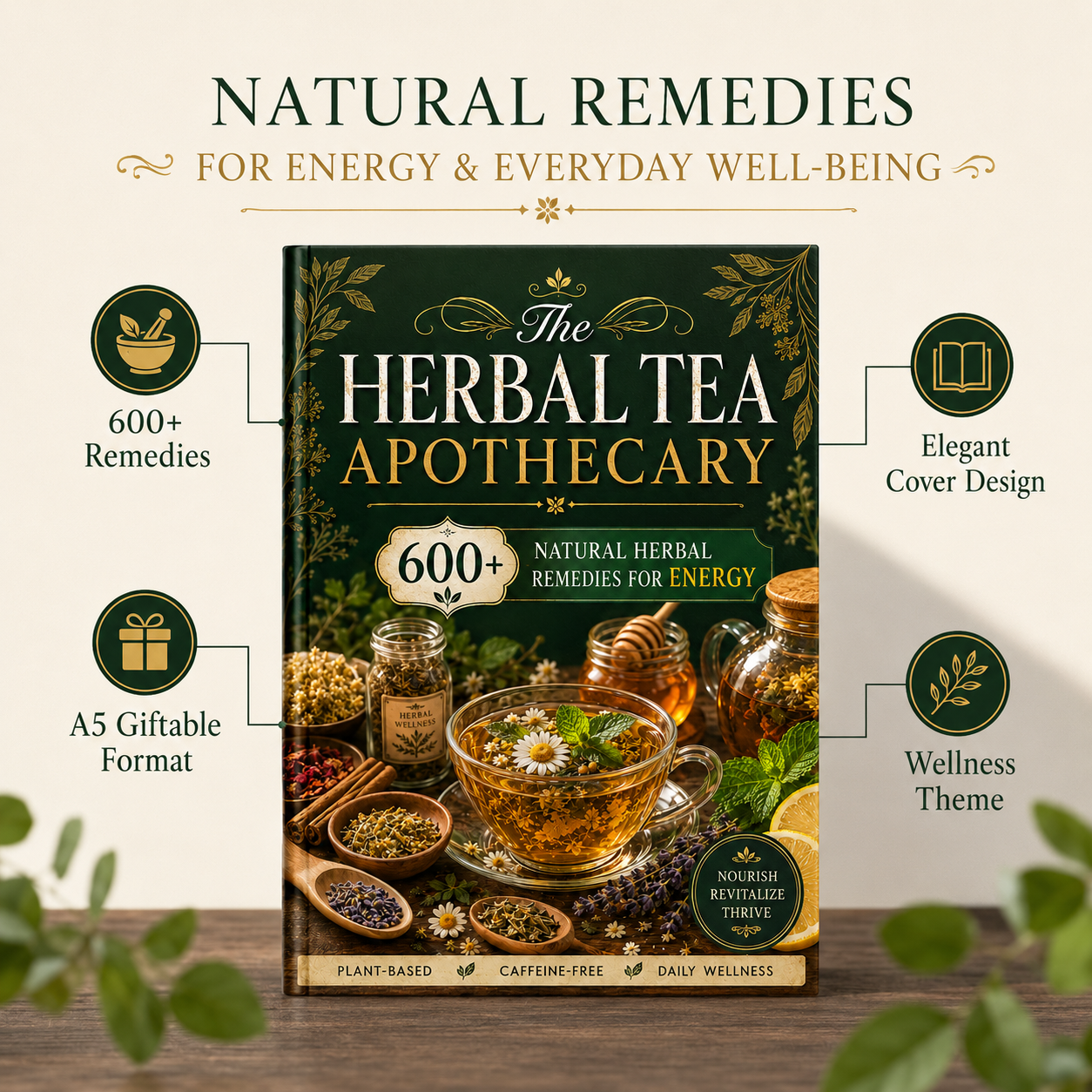 Herbal Tea Health Handbook A5  - Herbal Wellness recensie en prijs