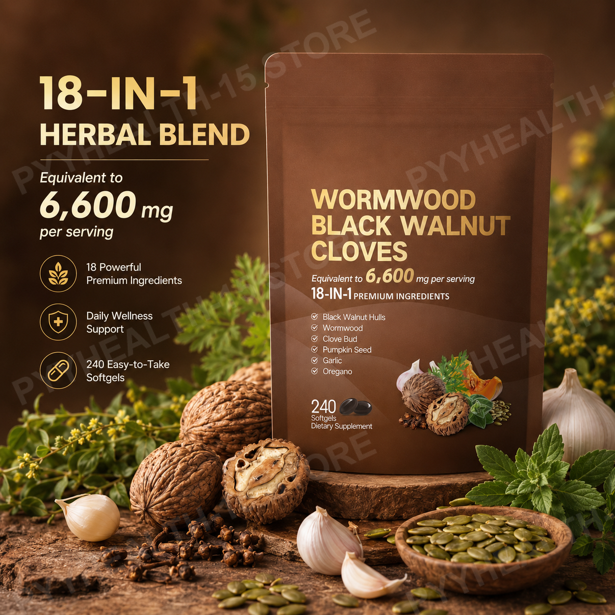 18-in-1 Wormwood Black Walnut  - Herbal Wellness recensie en prijs