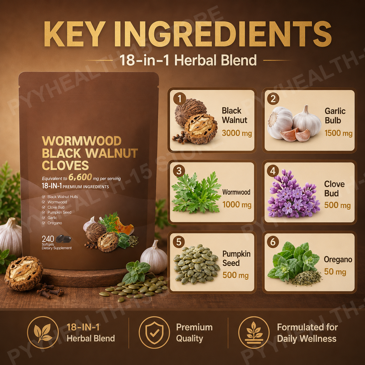 18-in-1 Wormwood Black Walnut  - Herbal Wellness recensie en prijs