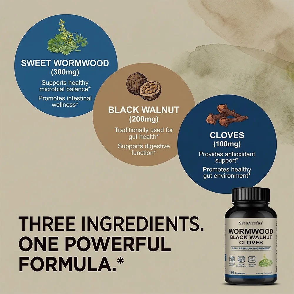Wormwood Black Walnut Clove -  - Herbal Wellness Water recensie en prijs