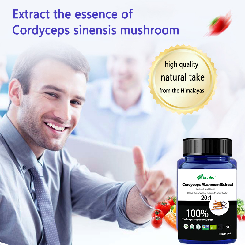 Cordyceps Mushroom Extract Cap - Herbal Wellness Water recensie en prijs